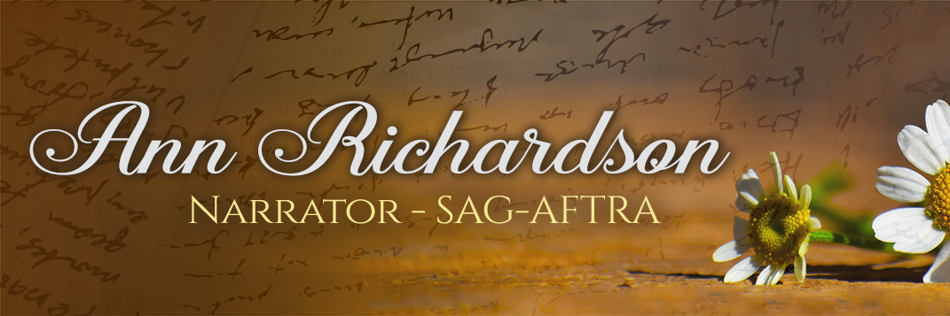 Ann Richardson, Narrator 🌼 banner
