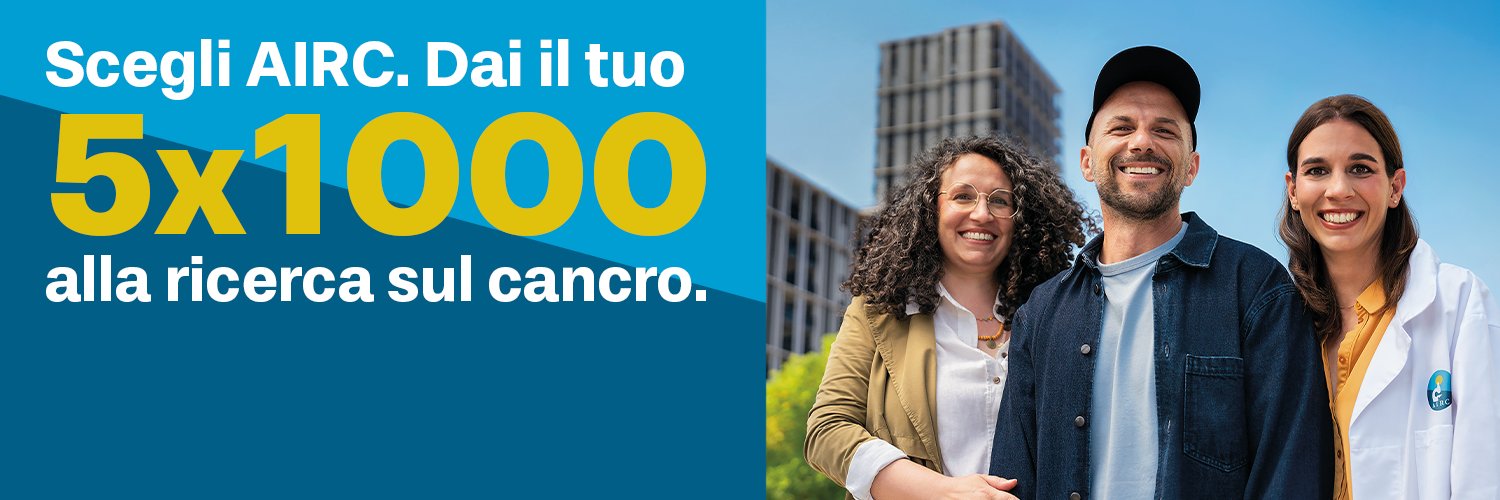 Fondazione AIRC per la ricerca sul cancro banner