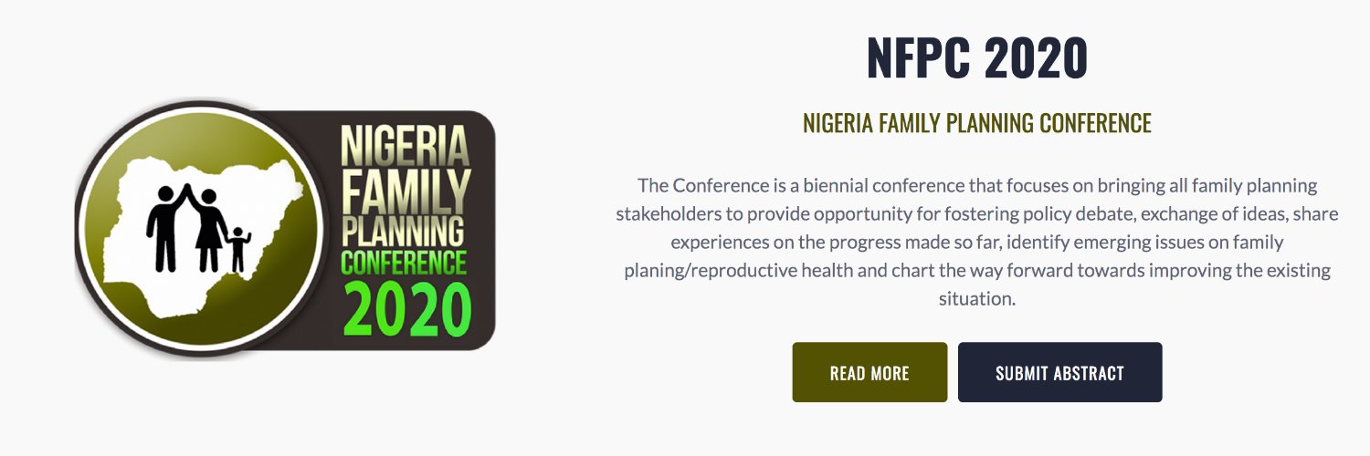 Nigeria Family Planning Conference banner
