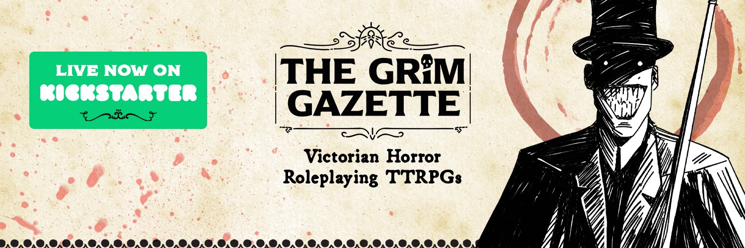 Parable Games: Grim Gazette Live Now banner