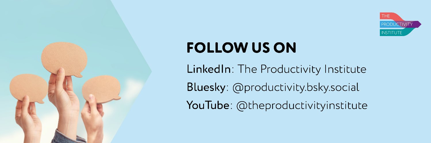 The Productivity Institute's banner