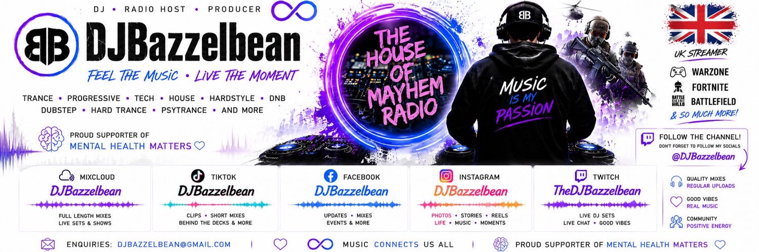 DJBazzelbean's profile banner image