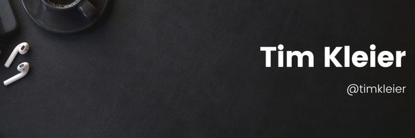 timkleier Profile Banner