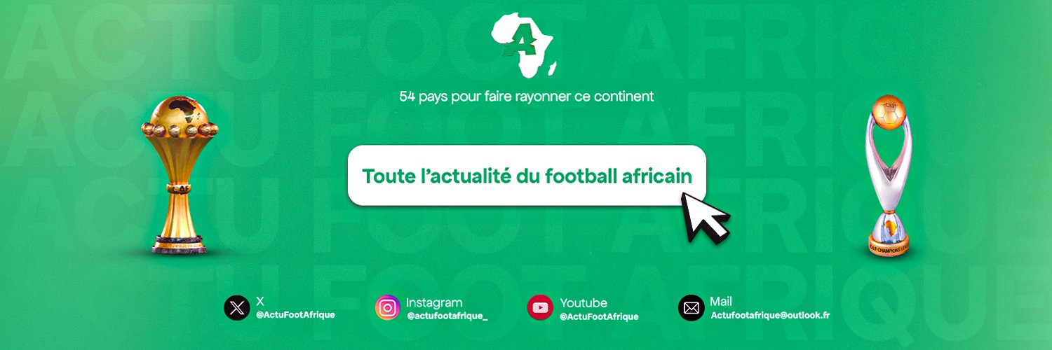 🏆 Actu Foot Afrique Profile Banner