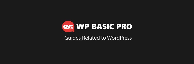 WP Basic Pro banner