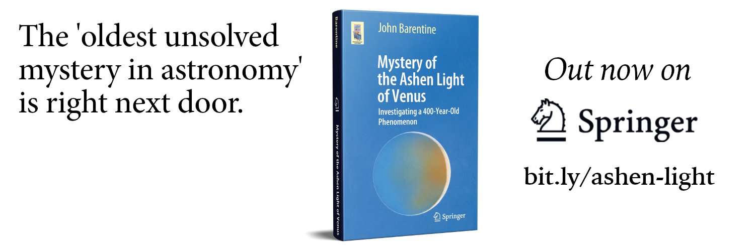 Dr. John Barentine FRAS's banner
