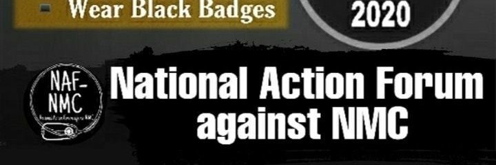 NATIONAL ACTION FORUM against NMC (NAF-NMC) banner