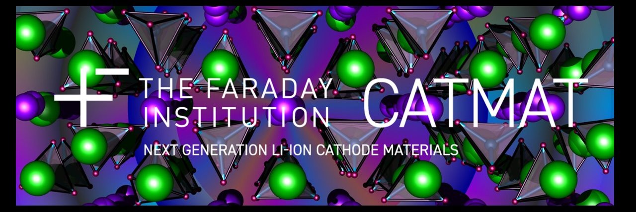 CATMAT-Faraday Institution Cathodes Project banner