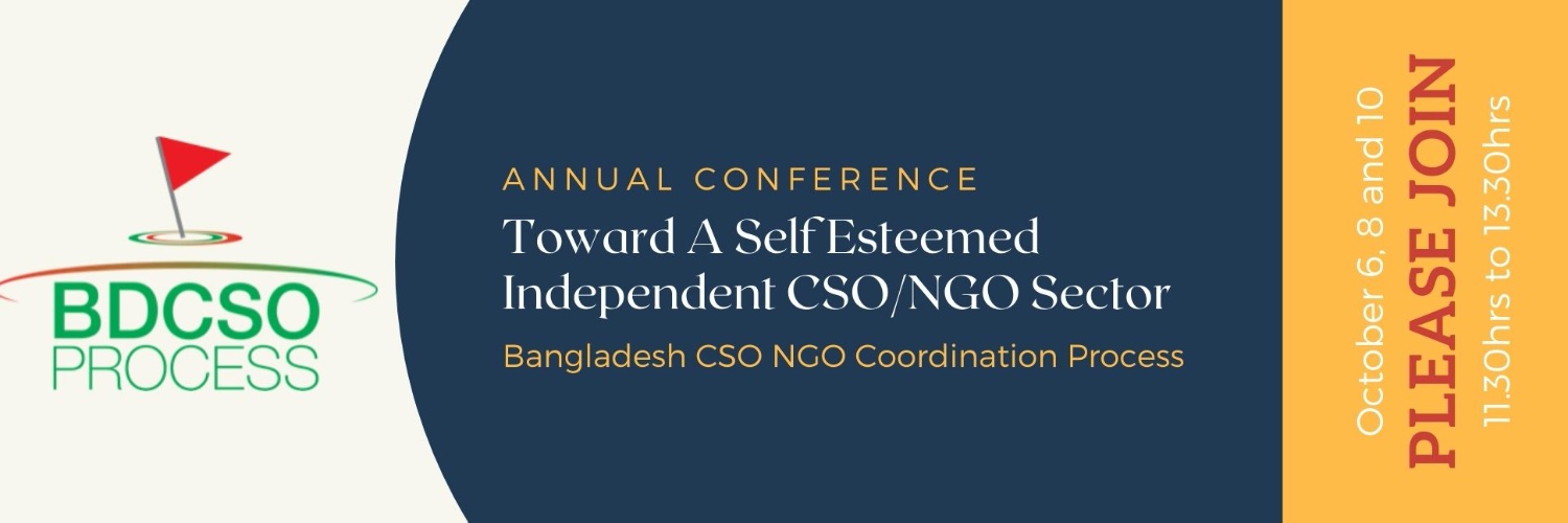 Bangladesh CSO NGO Coordination Process banner