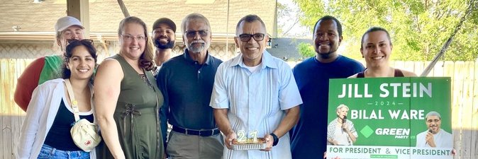 Green Party of Texas banner