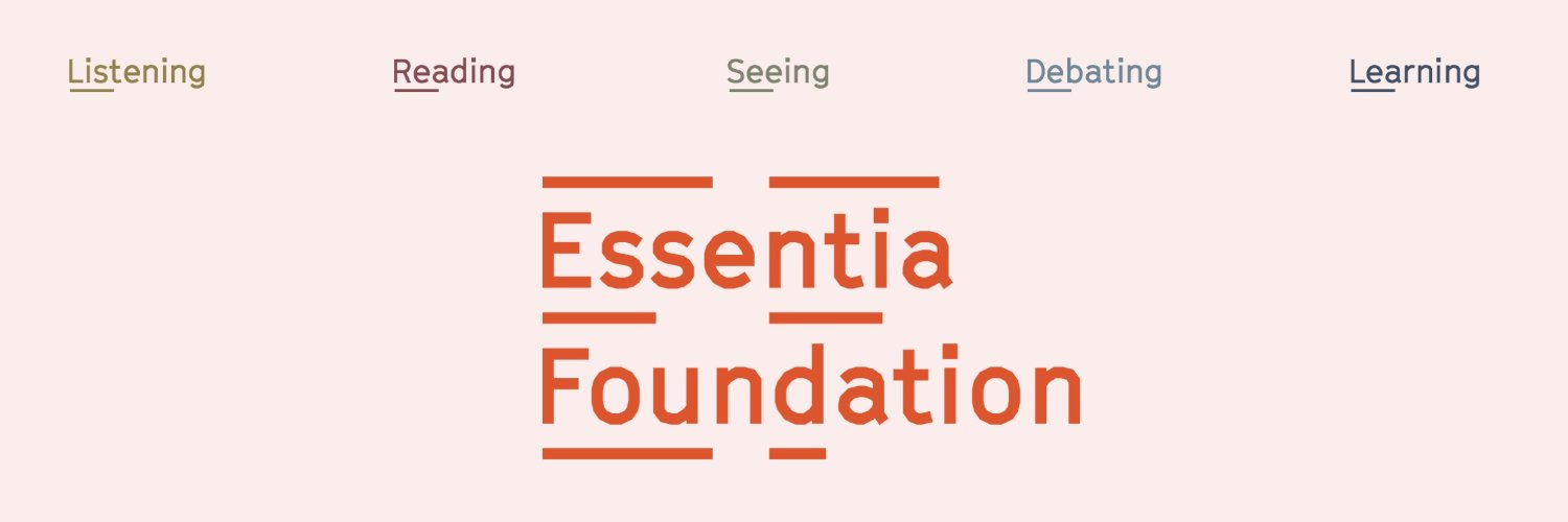 Essentia Foundation's banner