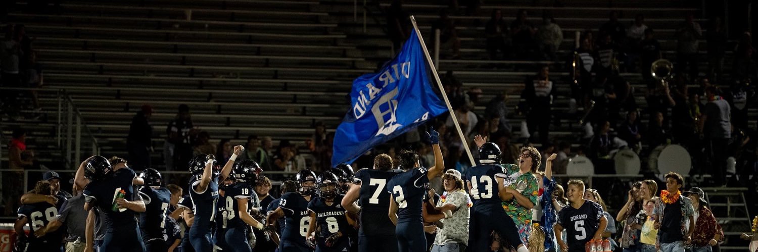 Durand Railroader Football banner