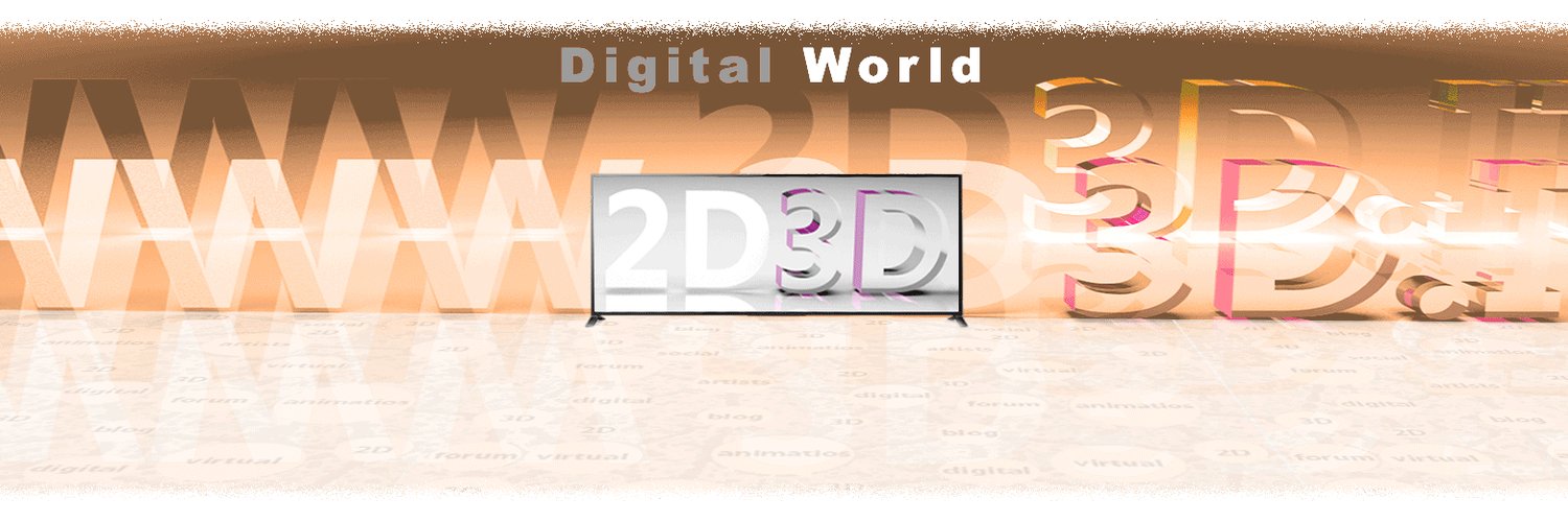 2D 3D Profile Banner