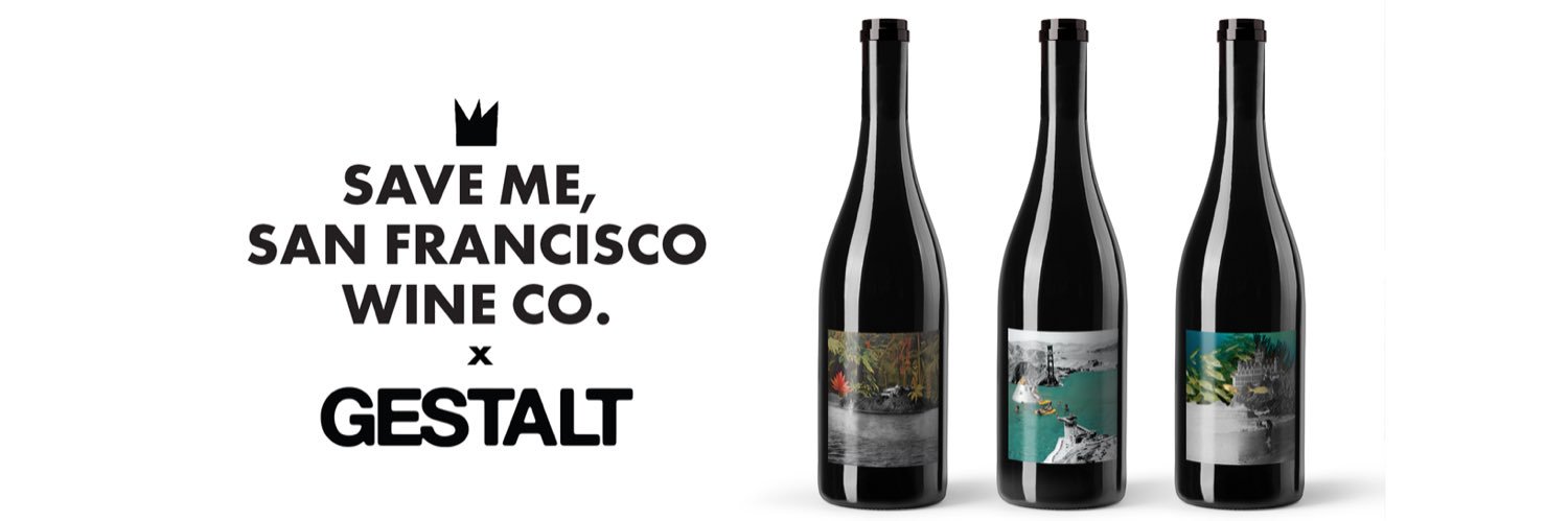 Save Me, San Francisco Wine Co. banner