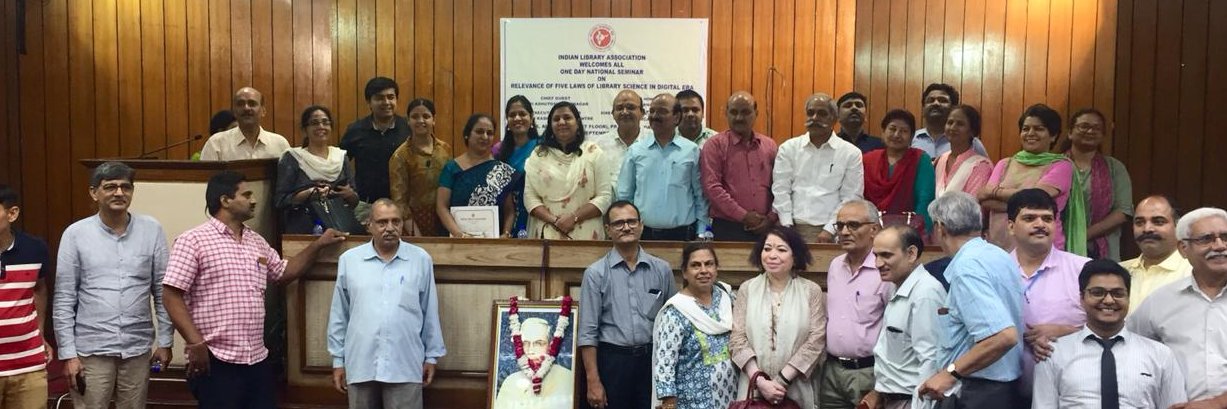 Indian Library Association banner