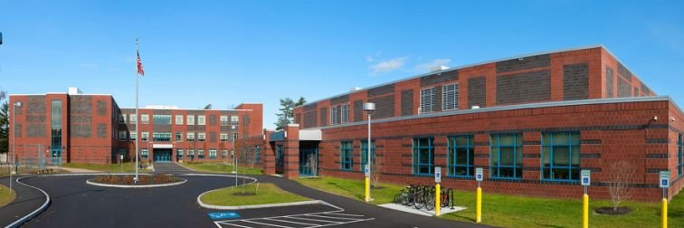 Laconia Middle School Library banner