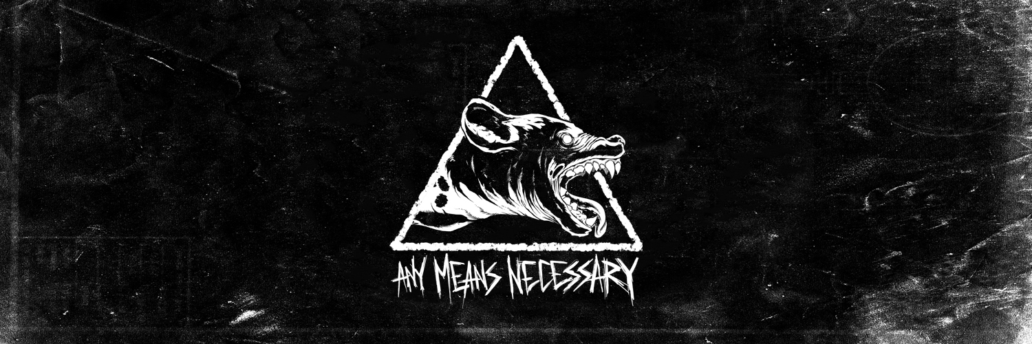 Any Means Necessary Clothing banner