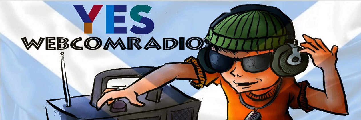 webcomradio supports Scottish Independence banner