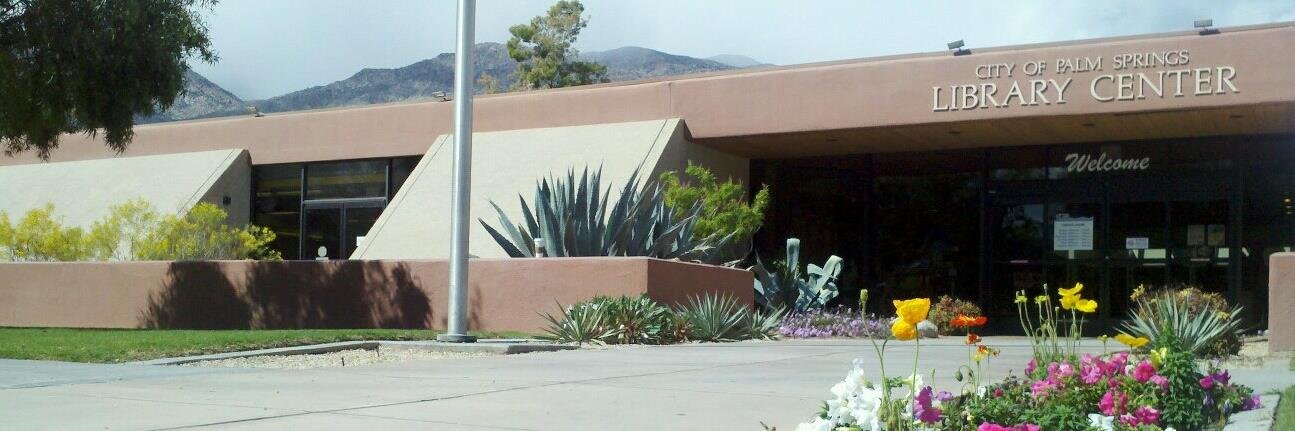 Palm Springs Library banner