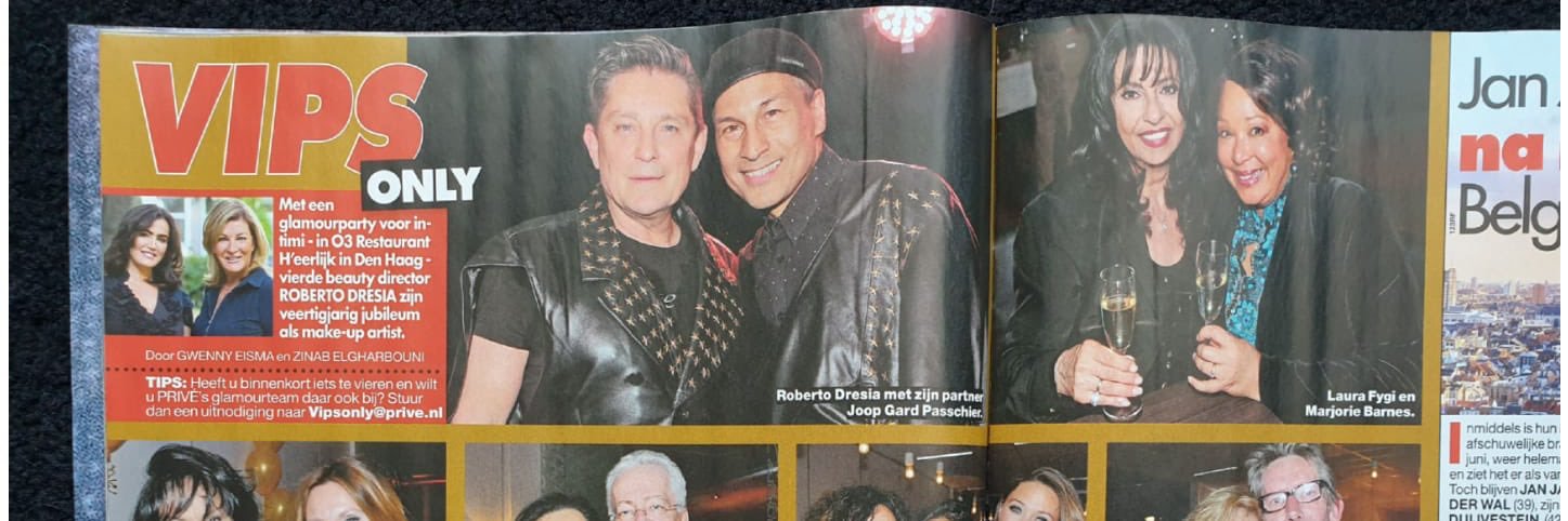 Roberto Dresia MUAH, RTV,radio,Beautycase,Dyson ! banner