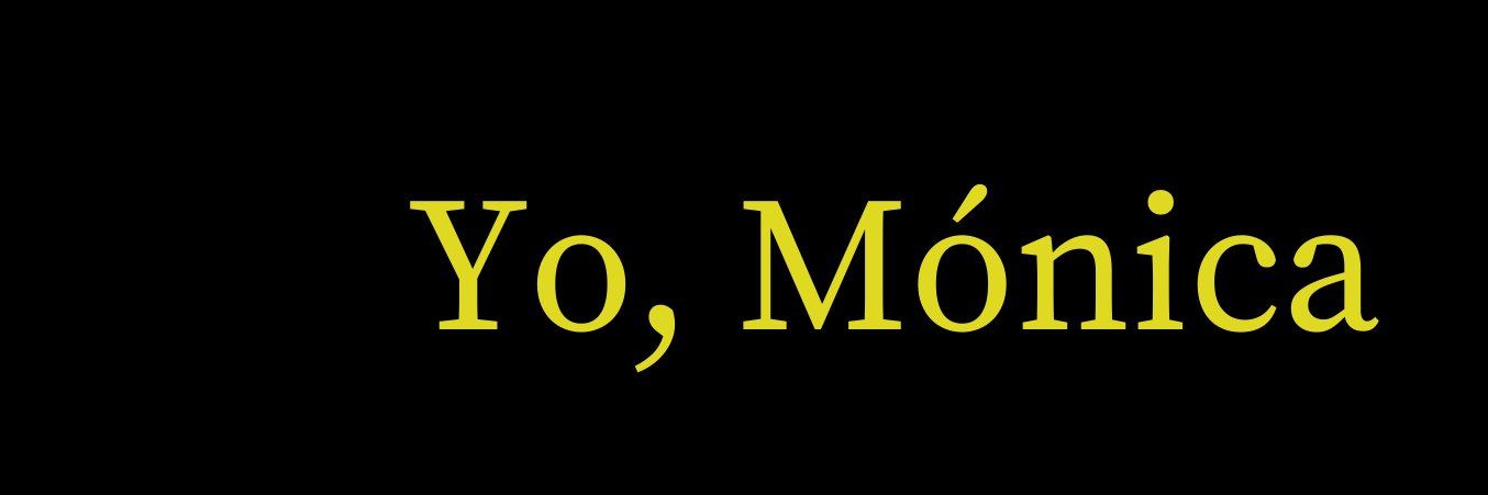 YoMónica. banner
