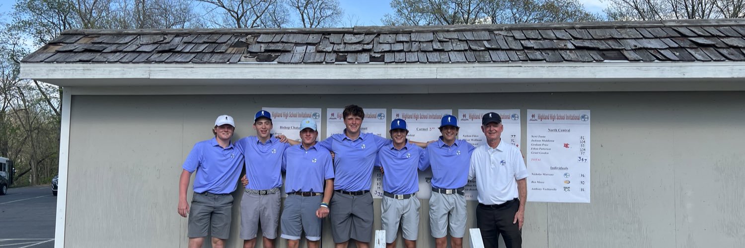 Bishop Chatard Golf's banner