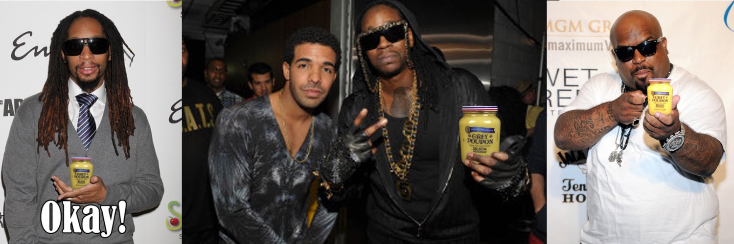 The Greyest Poupon banner
