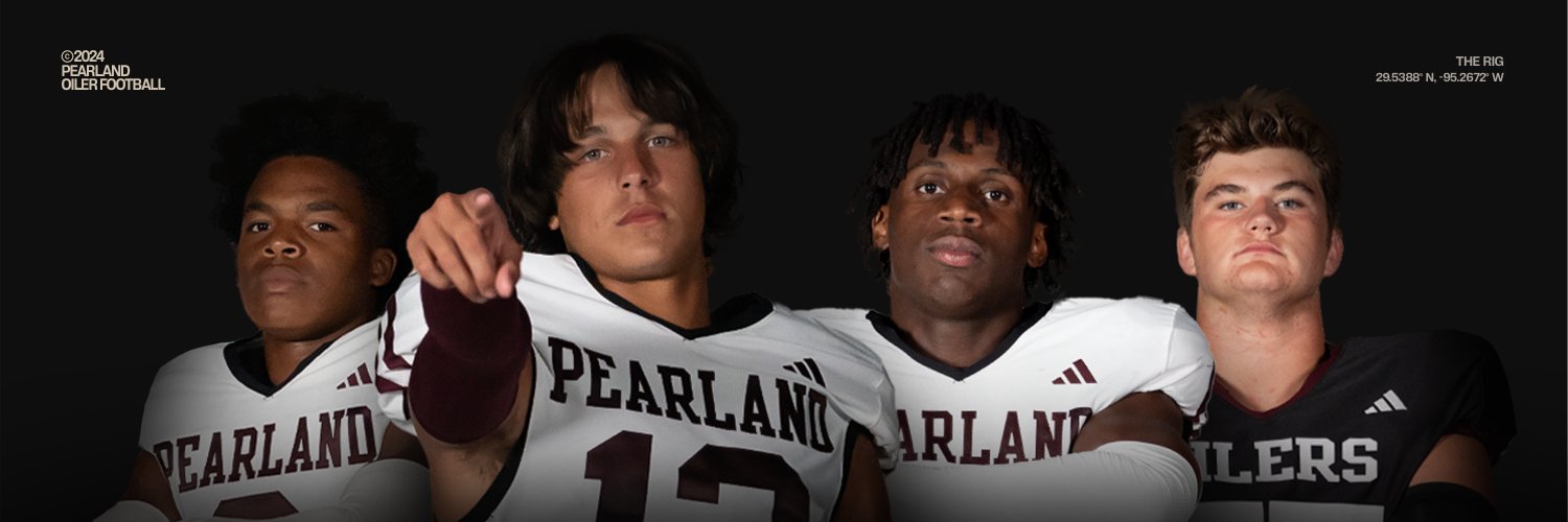 Pearland Football's banner