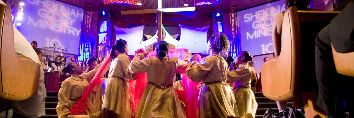 SHEKINAH GLORY MINISTRY banner