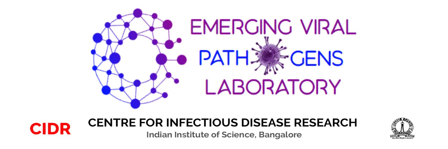 Emerging Viral Pathogens Lab, CIDR, IISc banner