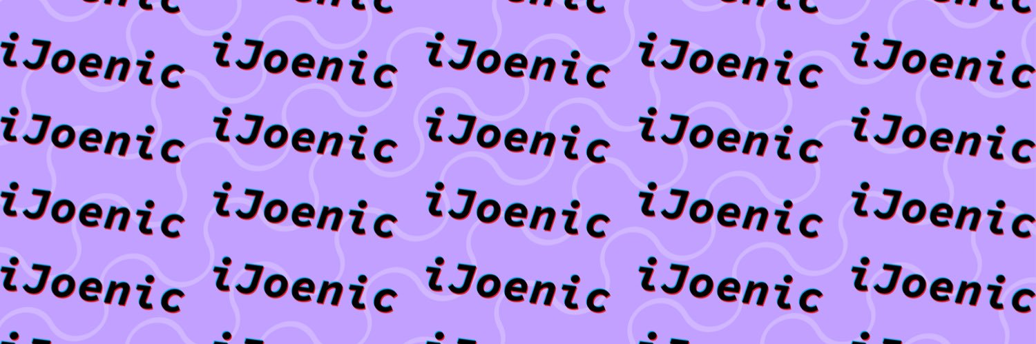 iJoenic 🍉 banner