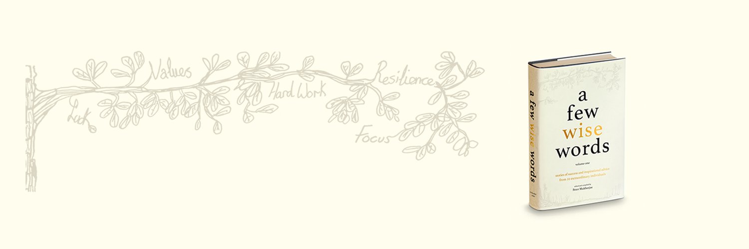 A Few Wise Words banner