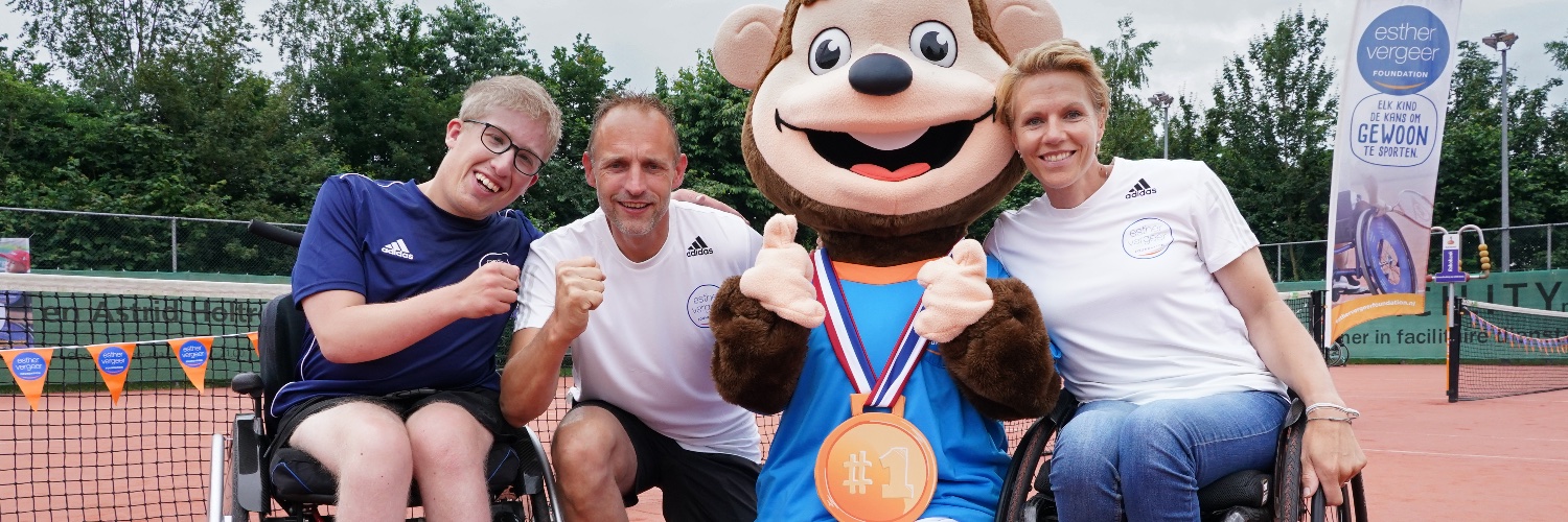 Esther Vergeer Foundation banner