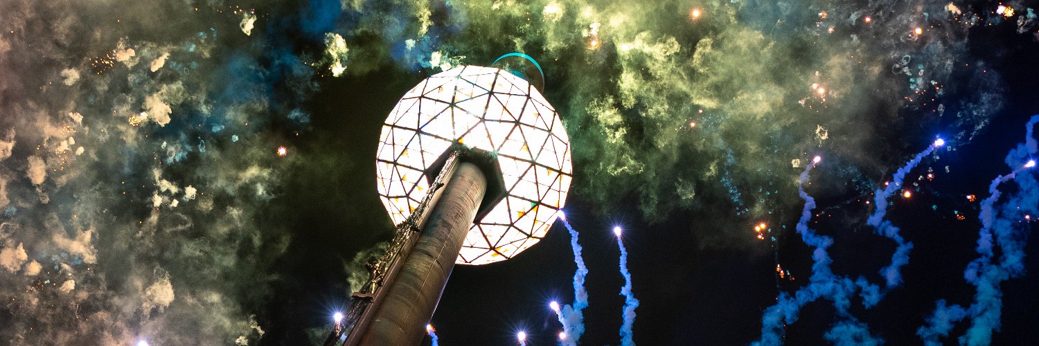 One Times Square banner