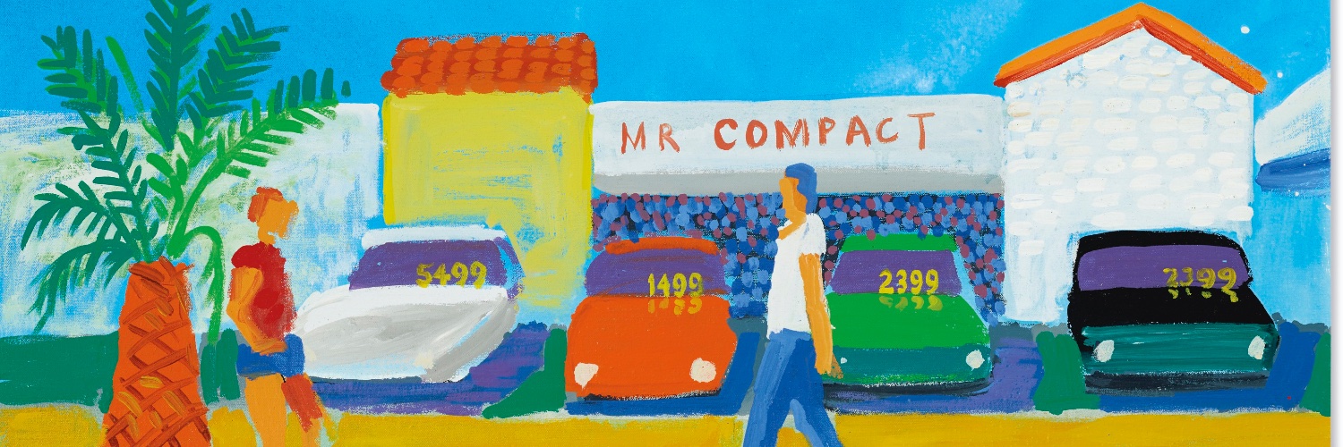 David Hockney's banner
