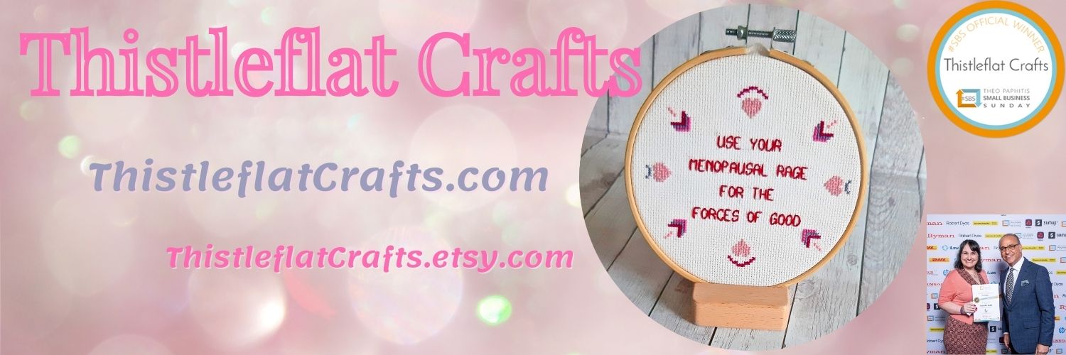 Sarah @Thistleflat Crafts's banner