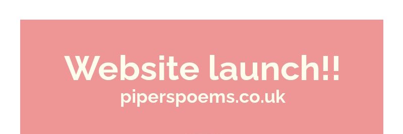 Piper’s Poems banner