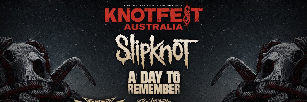 Knotfest Australia banner
