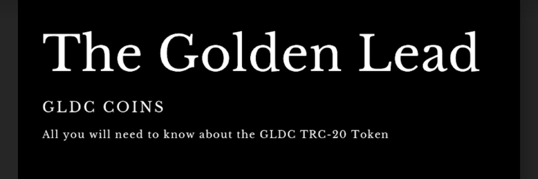 Golden Lead Token banner