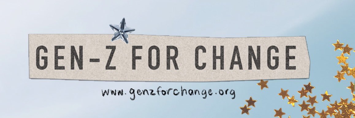 Gen-Z for Change's banner
