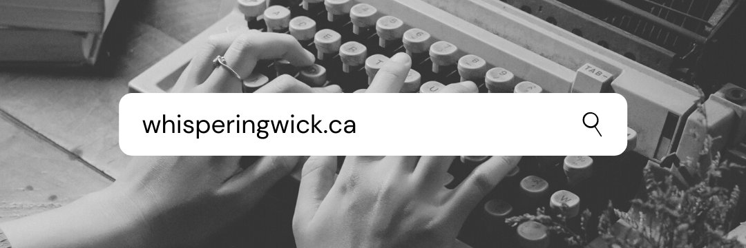 Whispering Wick Chapbook Press 🕯 banner