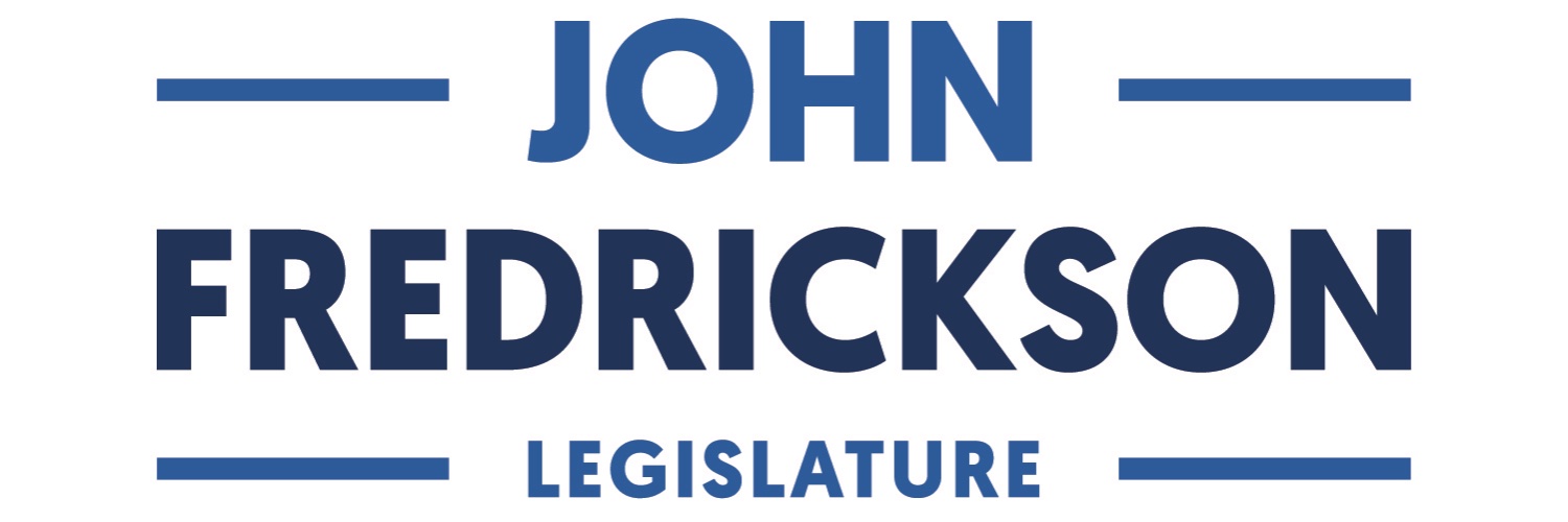 Senator John Fredrickson banner