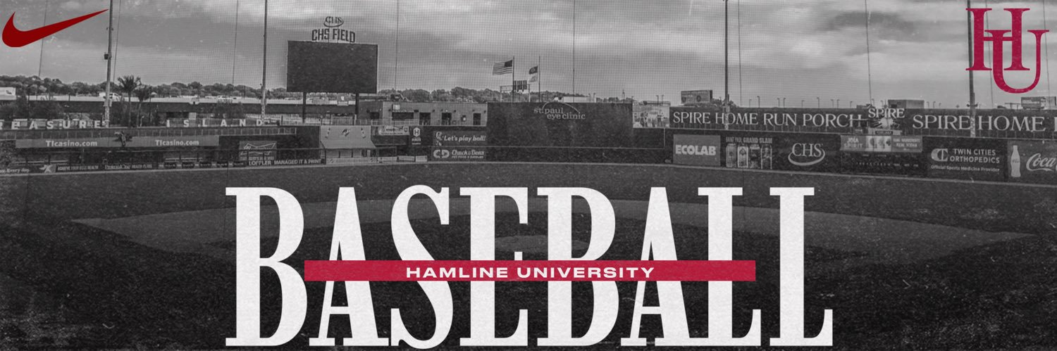 Hamline Baseball banner