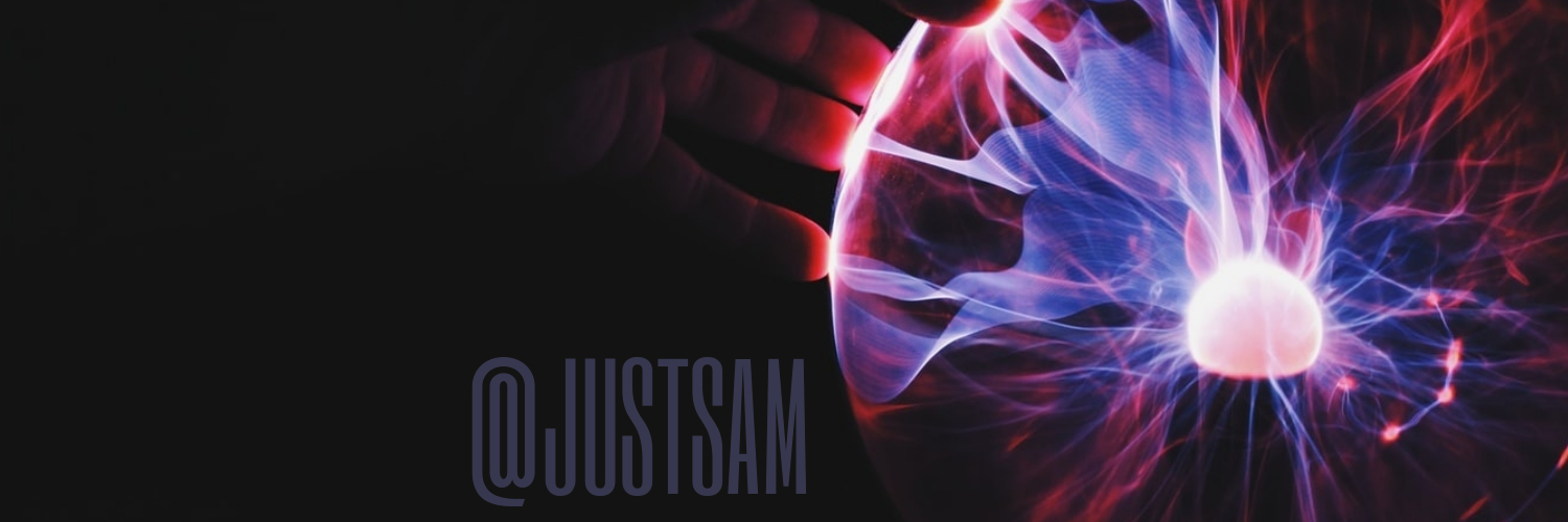 justsam's profile banner image