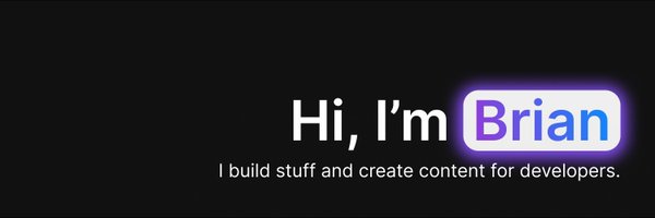 brianmmdev Profile Banner