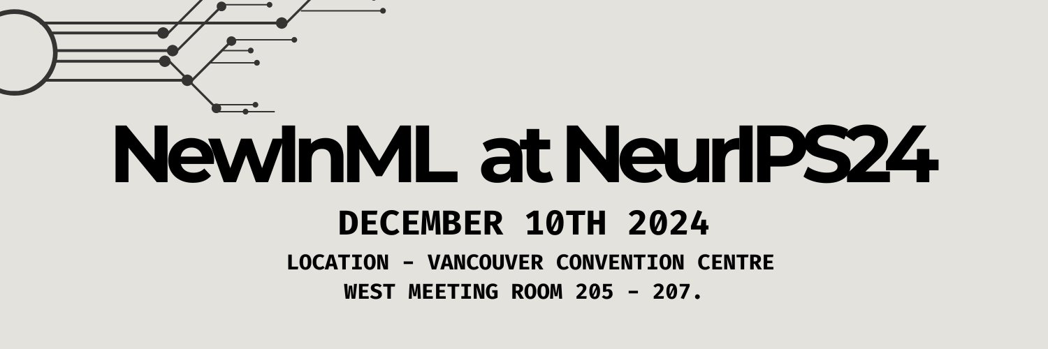 NewInML @ ICML 2025's banner