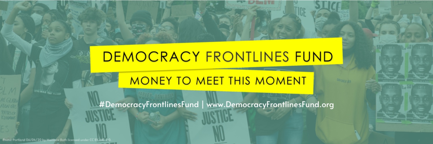 Democracy Frontlines Fund banner