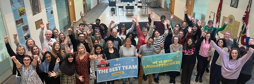 Laughtercise banner