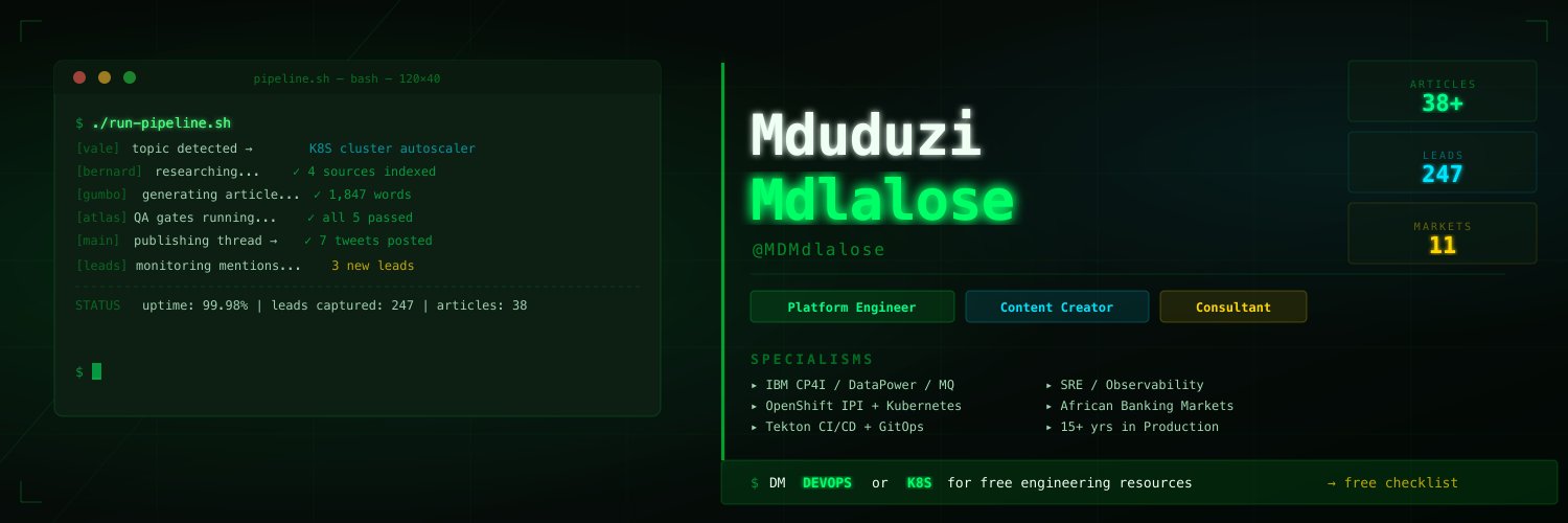 MDMdlalose's profile banner image