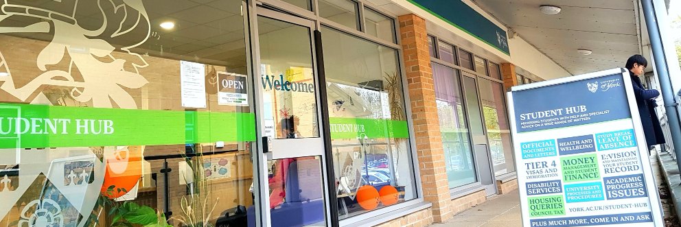 UoY Student Services banner